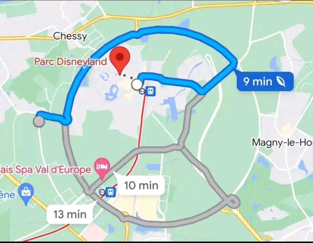 2 Chambres Privees - 6 Personnes A 8 Minutes De Disneyland Montévrain Eksteriør billede